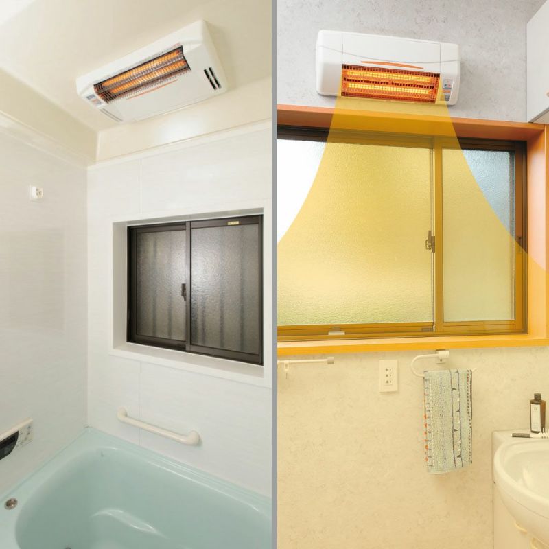 浴室換気乾燥暖房機（グラファイトヒーター式BF-261RGA）＋涼風暖房機セット販売（天井取付）